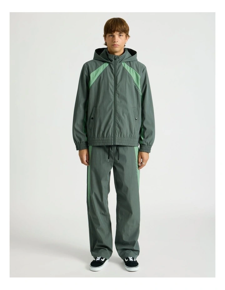 Retro Trackpant in Green image 2