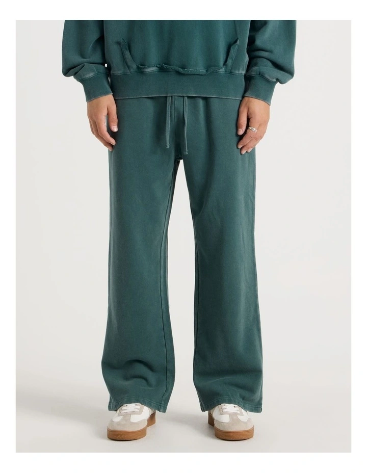 Garment Wash Trackpant in Blue image 2