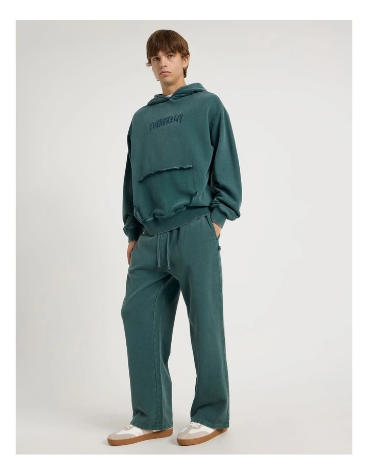 Garment Wash Trackpant in Blue image 3