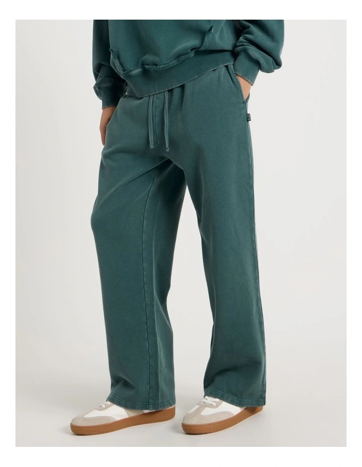 Garment Wash Trackpant in Blue image 5