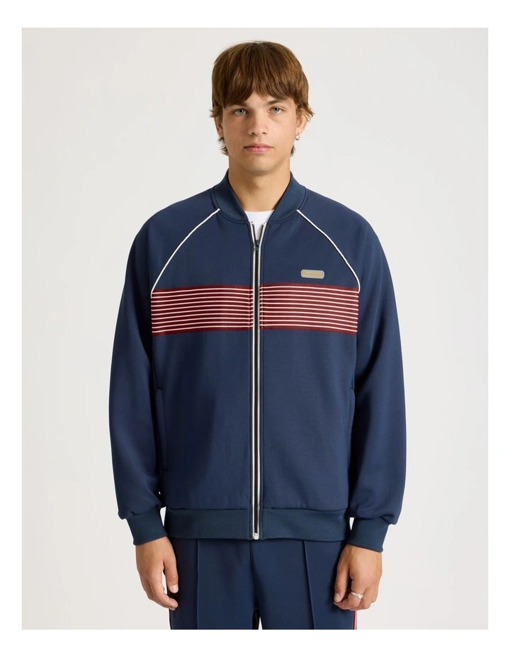 Retro Track Jacket Blue image 1