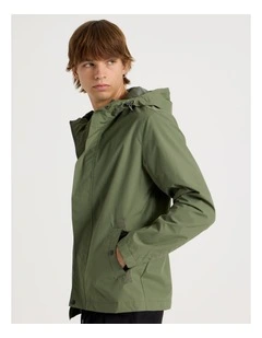 Techno Anorak in Olive