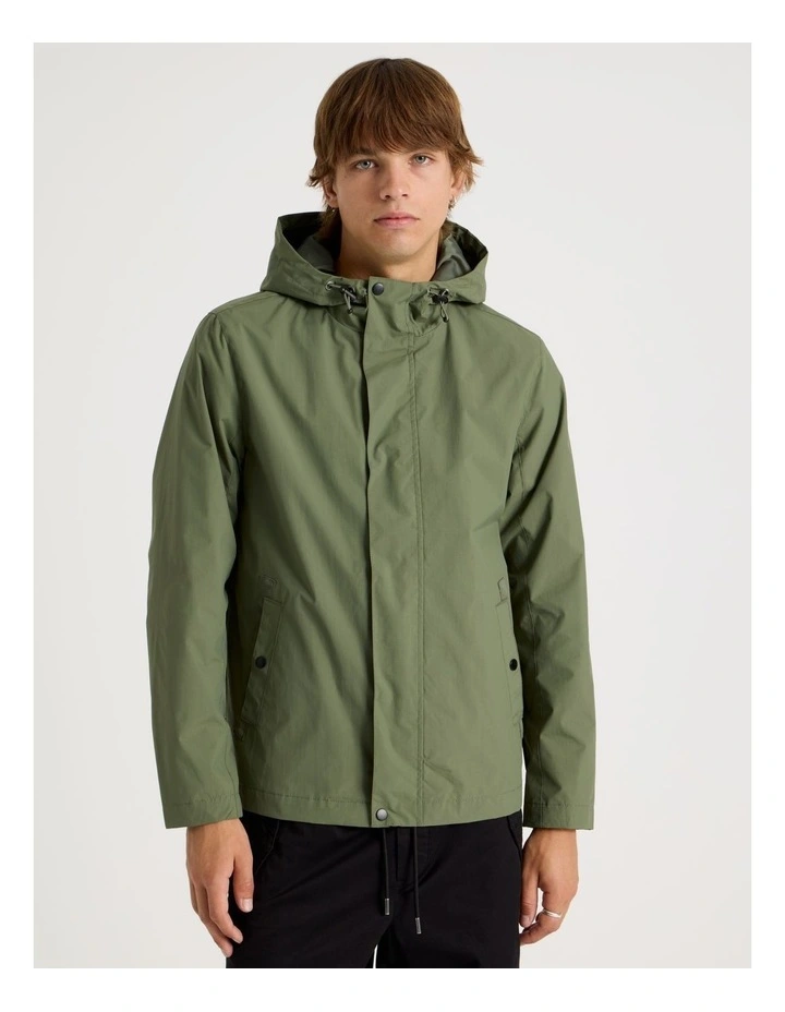Techno Anorak in Olive image 3