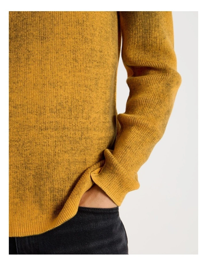 Spray Rib Knit in Orange image 2