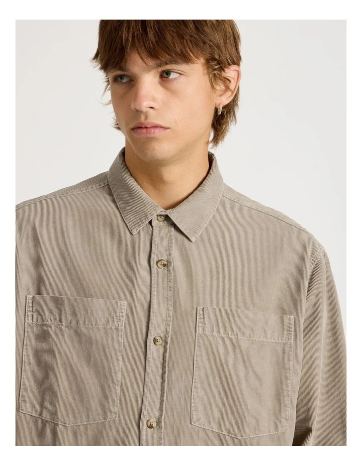Workwear Long Sleeve Shirt in Brown image 2