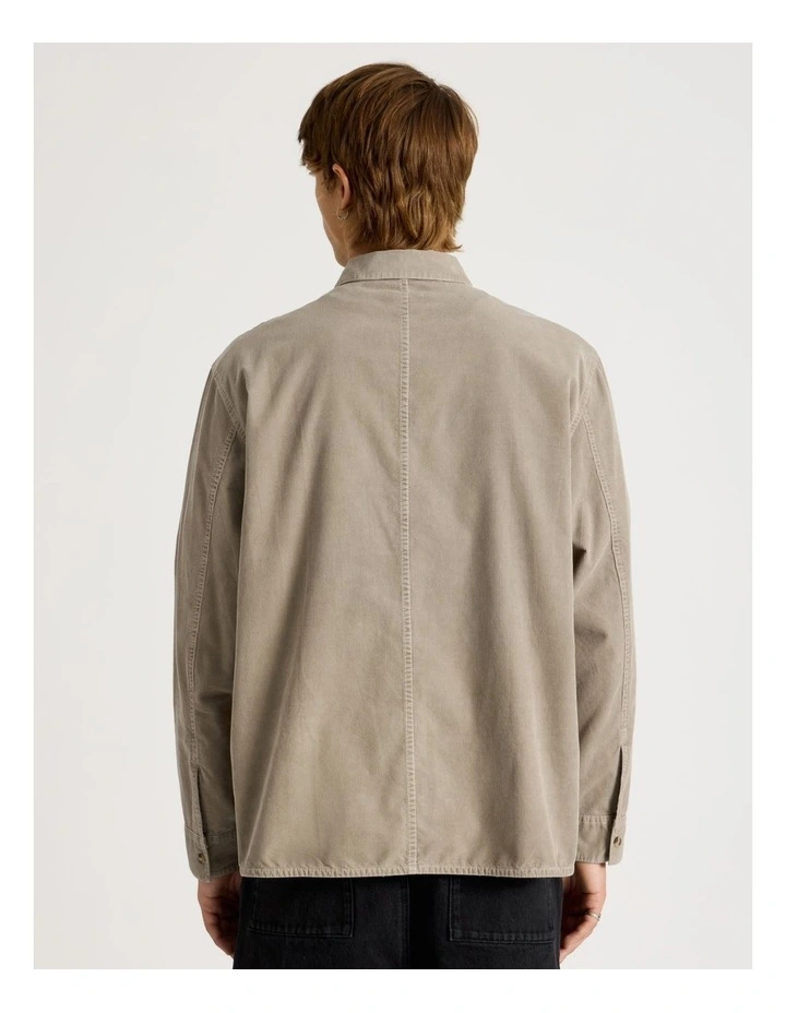 Workwear Long Sleeve Shirt in Brown image 6