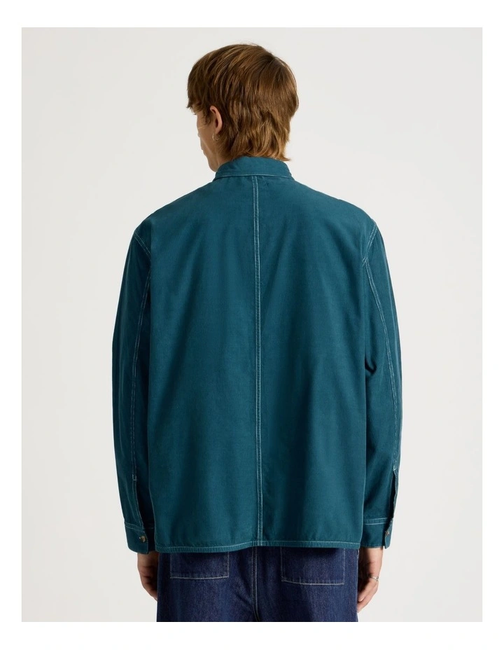 Workwear Long Sleeve Shirt in Blue image 2