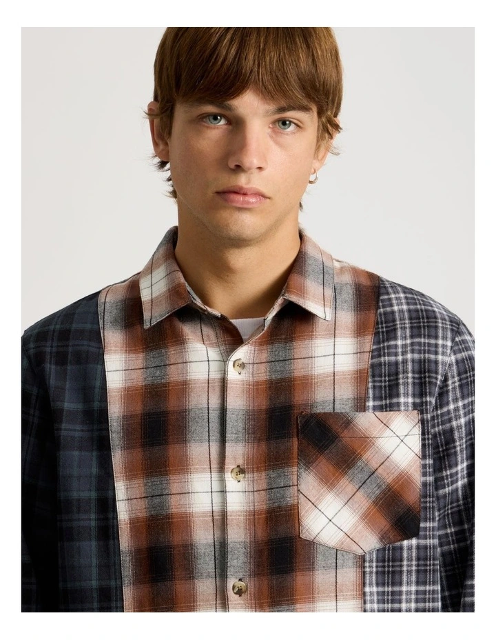 Multi Check Long Sleeve Shirt in Assorted Colours 1 image 1