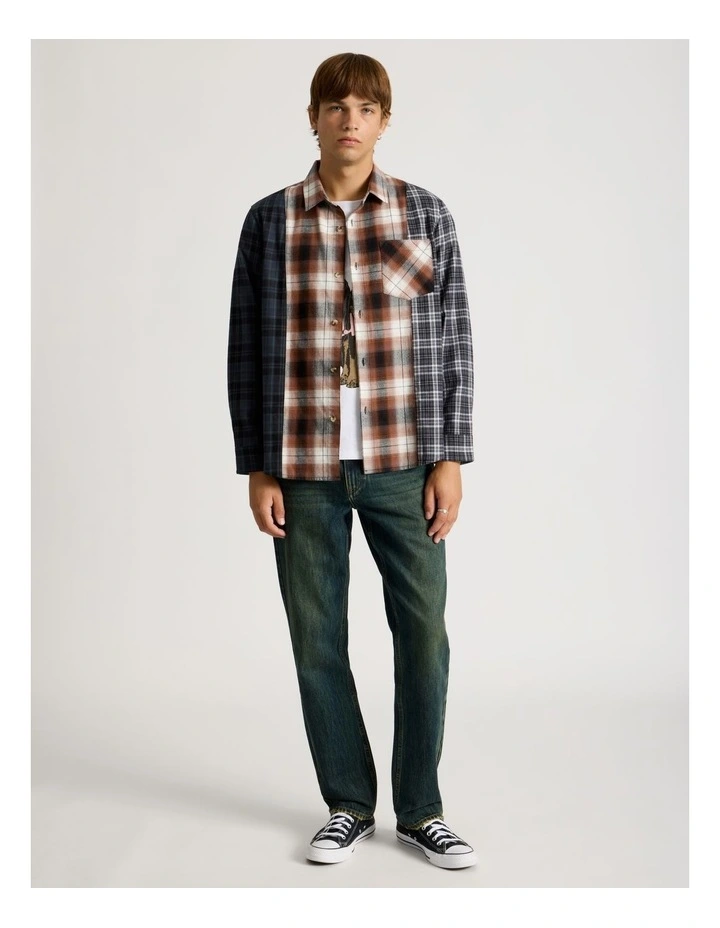 Multi Check Long Sleeve Shirt in Assorted Colours 1 image 3