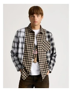 Multi Check Long Sleeve Shirt in Assorted Colours 2