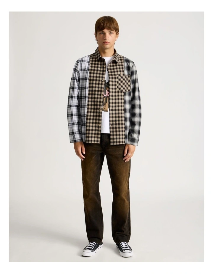 Multi Check Long Sleeve Shirt in Assorted Colours 2 image 2