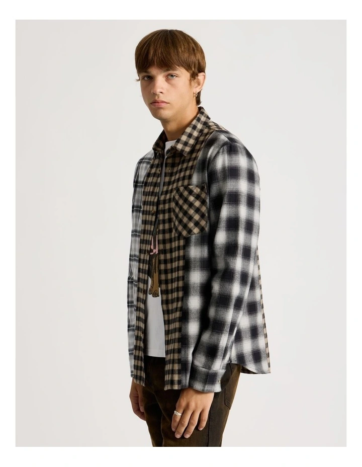 Multi Check Long Sleeve Shirt in Assorted Colours 2 image 4