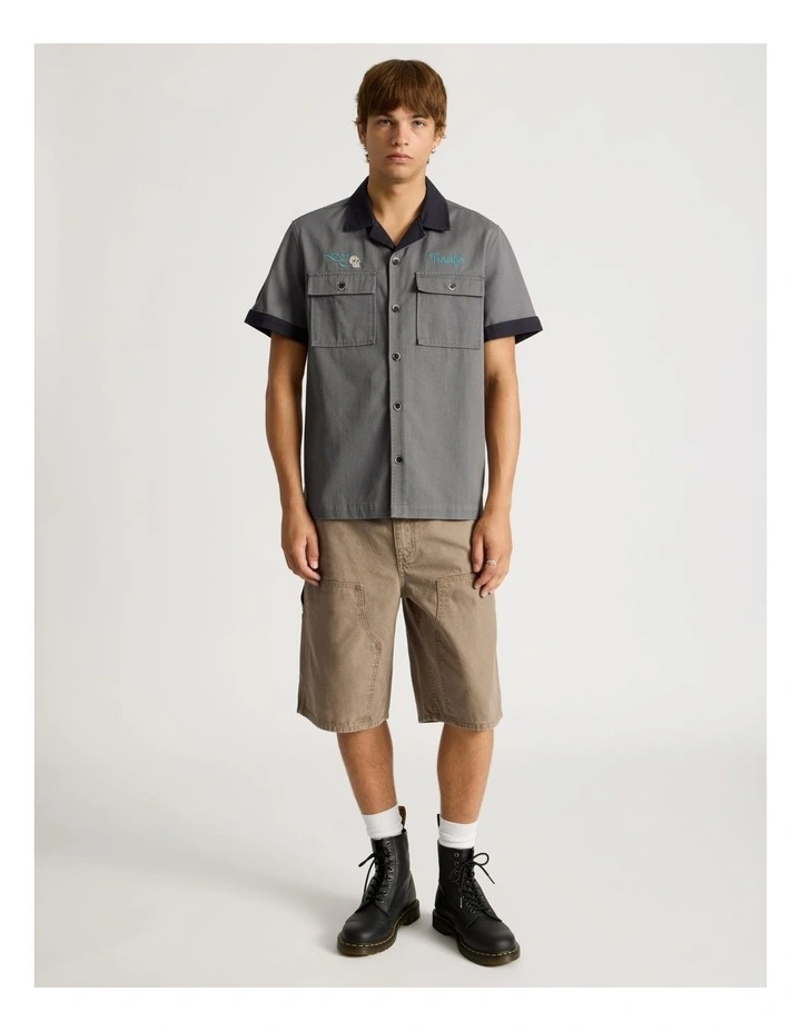 Garage Short Sleeve Shirt Charcoal image 3