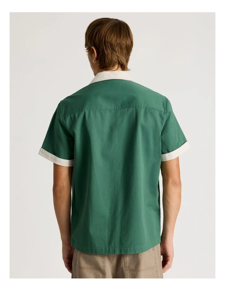 Garage Short Sleeve Shirt in Green image 6