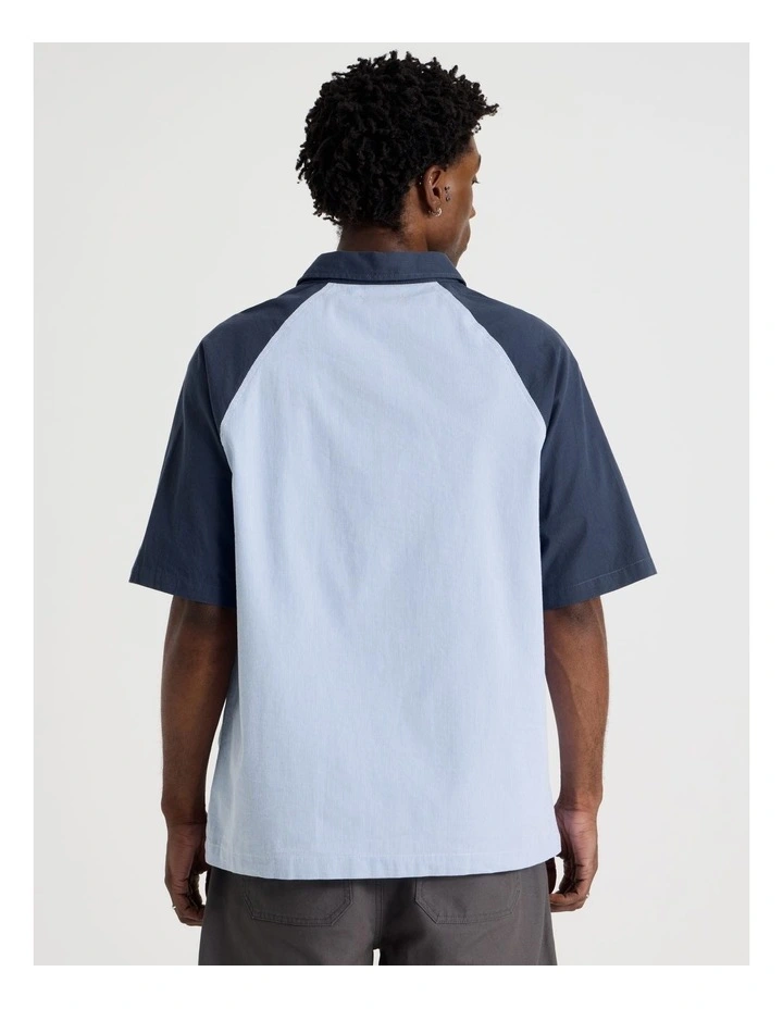 Boxy Garage Short Sleeve Shirt in Light Blue image 6