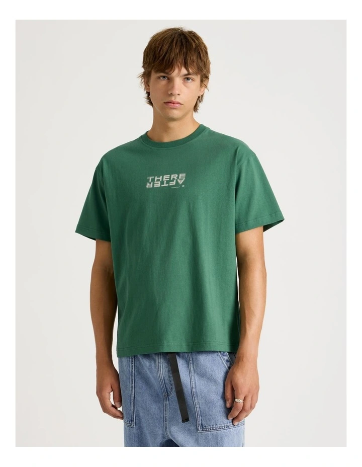 Core Logo Boxy Fit Short Sleeve Tee in Forest image 1