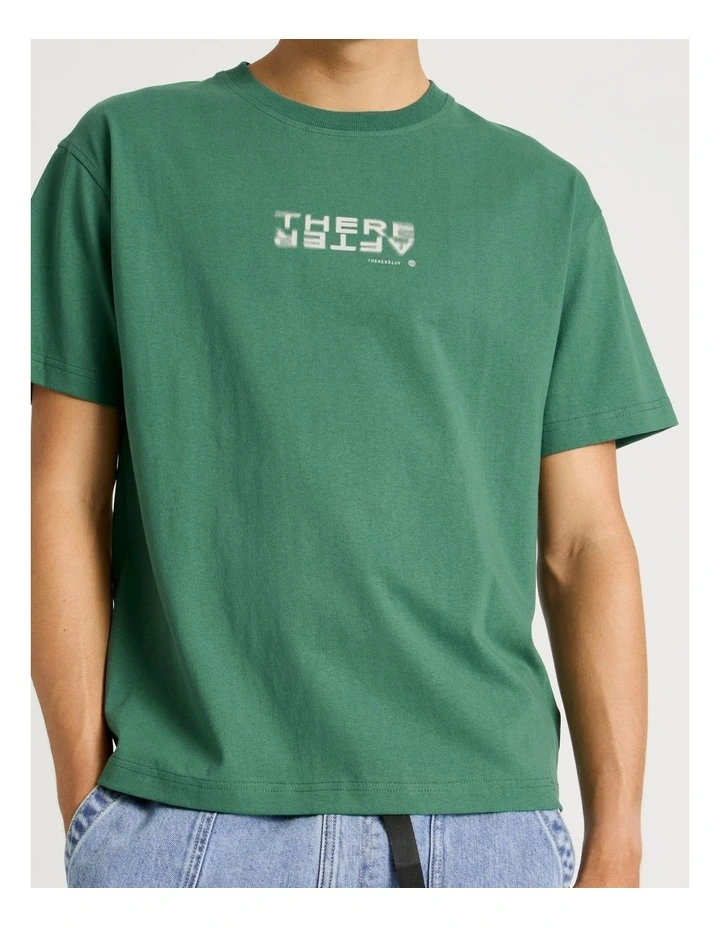 Core Logo Boxy Fit Short Sleeve Tee in Forest image 6