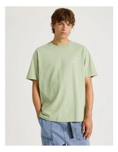 Core Logo Oversized Short Sleeve Tee in Green