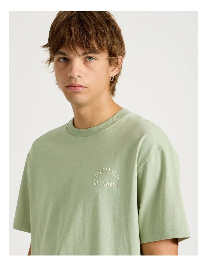 Core Logo Oversized Short Sleeve Tee in Green image 4