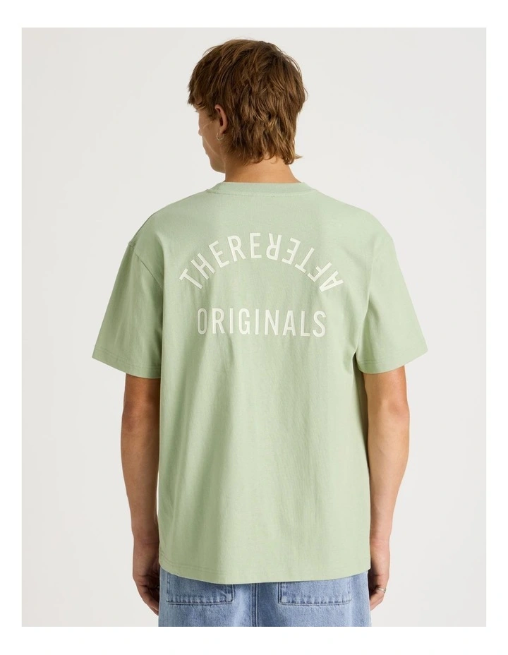 Core Logo Oversized Short Sleeve Tee in Green image 5