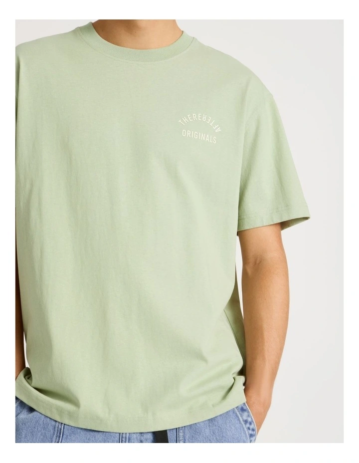 Core Logo Oversized Short Sleeve Tee in Green image 6