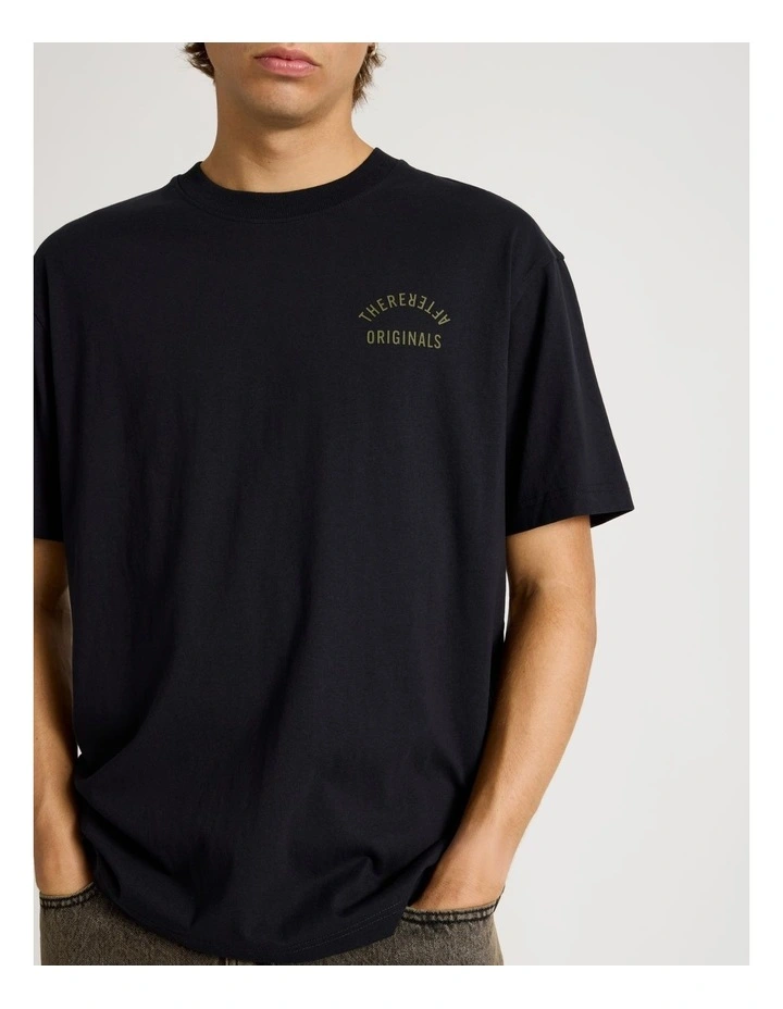 Core Logo Oversized Short Sleeve Tee in Black image 6