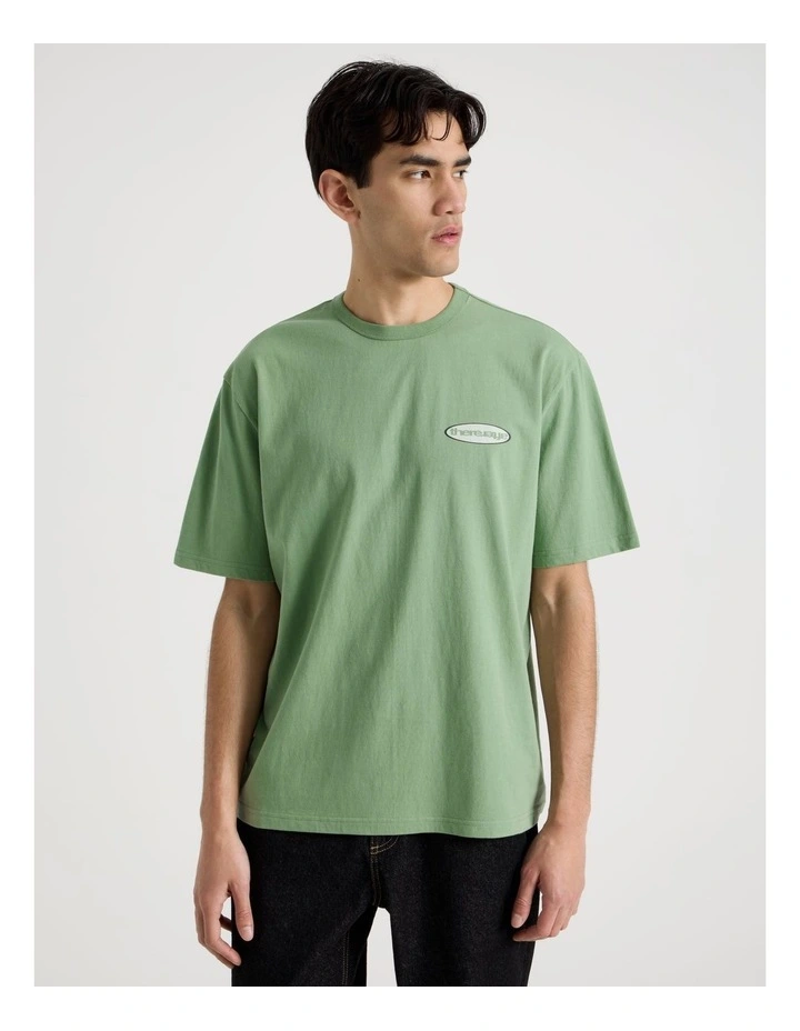 Logo Short Sleeve Tee in Sage image 1