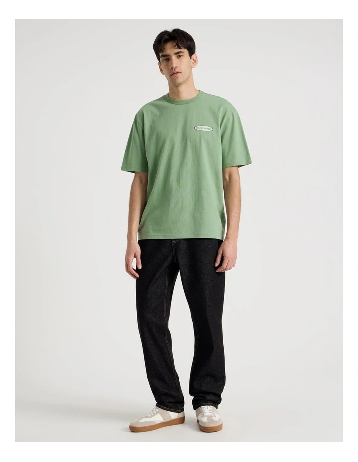 Logo Short Sleeve Tee in Sage image 2