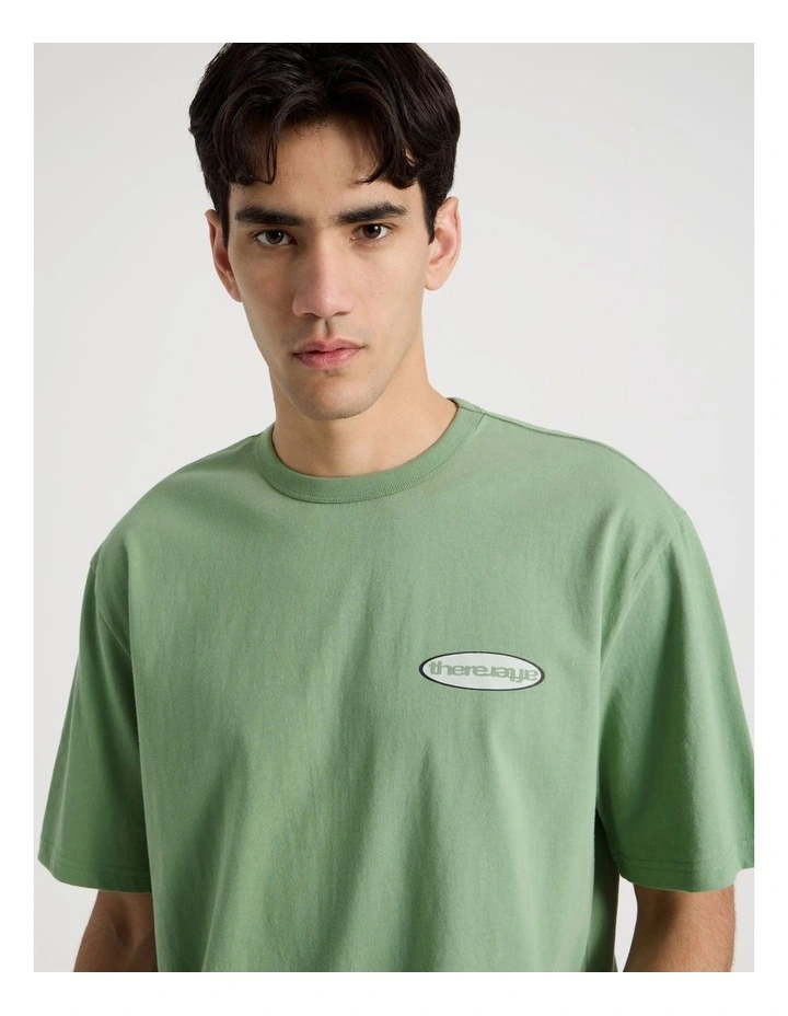 Logo Short Sleeve Tee in Sage image 4