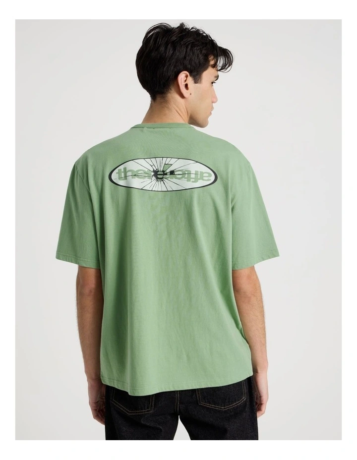 Logo Short Sleeve Tee in Sage image 5