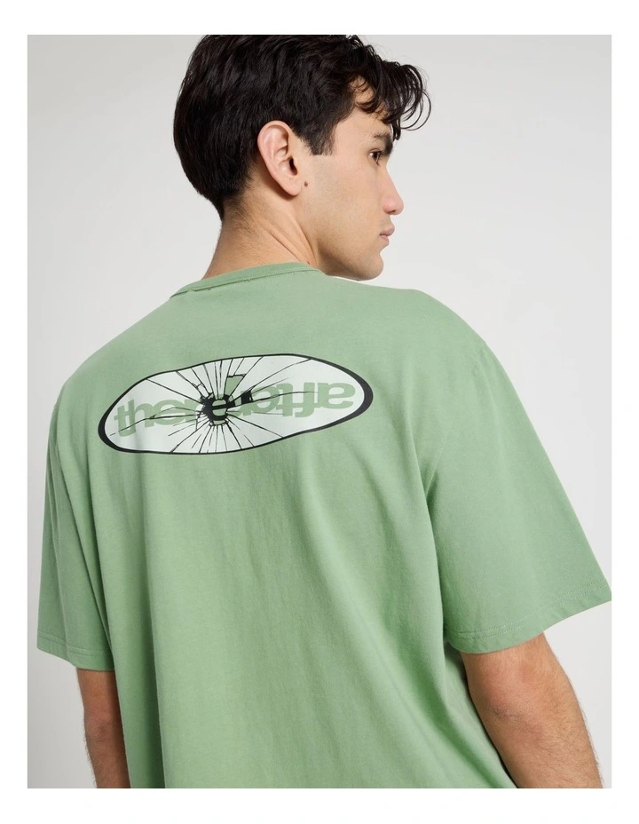 Logo Short Sleeve Tee in Sage image 6