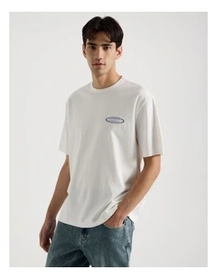 Logo Short Sleeve Tee in White