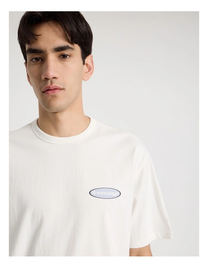 Logo Short Sleeve Tee in White image 6
