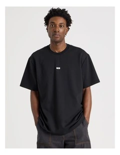 Heavy Weight Short Sleeve Tee in Black