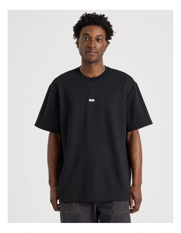 Heavy Weight Short Sleeve Tee in Black image 5