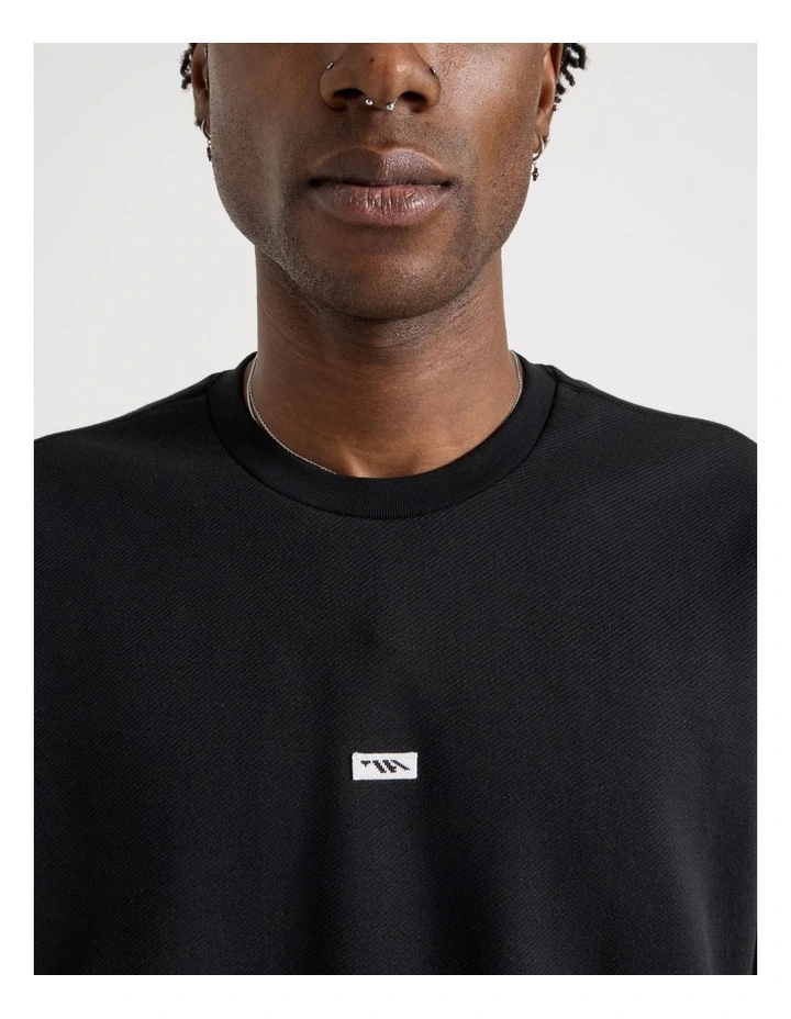 Heavy Weight Short Sleeve Tee in Black image 7