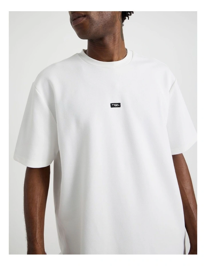 Heavy Weight Short Sleeve Tee in White image 7