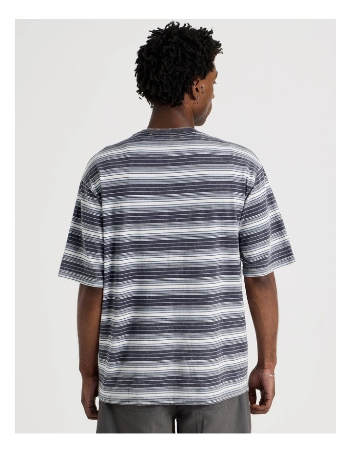 Skater Stripe Short Sleeve Tee in Blue image 6