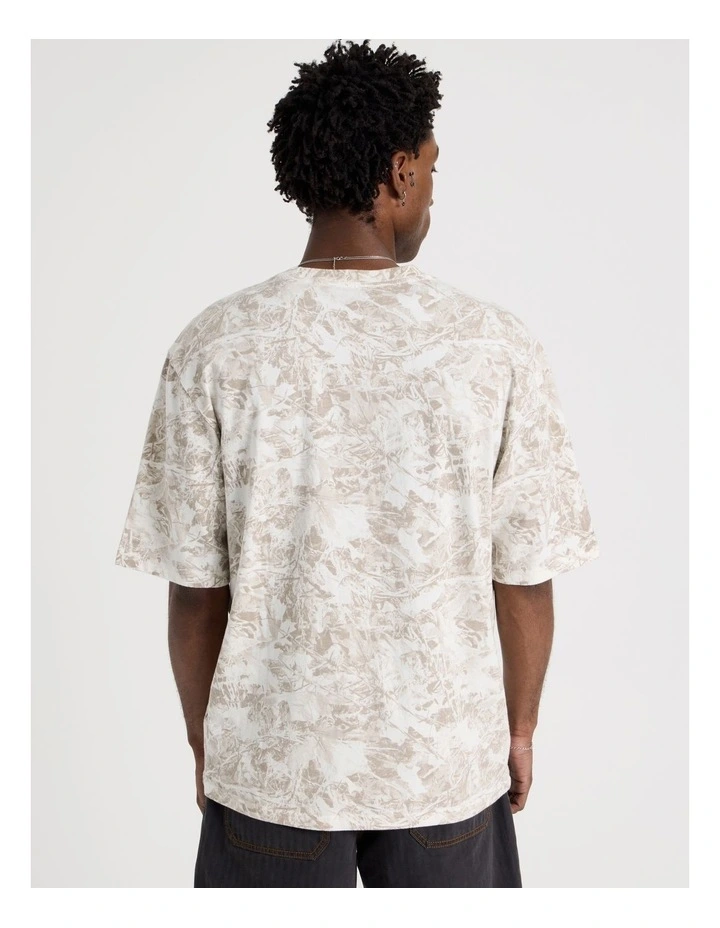 Short Sleeve Tee in Loose Moose Print image 6