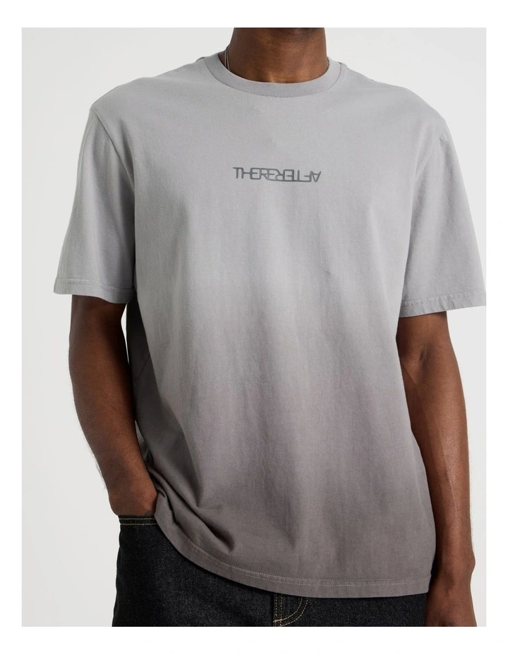 Ombre Short Sleeve Tee in Charcoal image 2