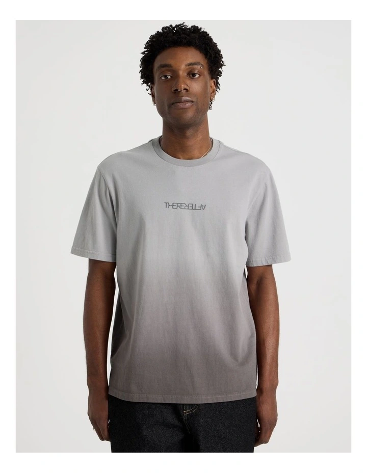 Ombre Short Sleeve Tee in Charcoal image 5