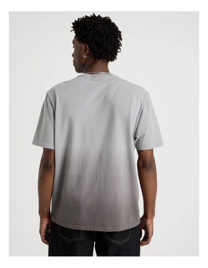Ombre Short Sleeve Tee in Charcoal image 6
