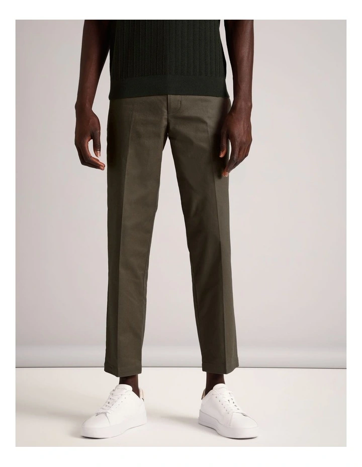 Essential Theo Ankle Length Pant in Khaki image 1