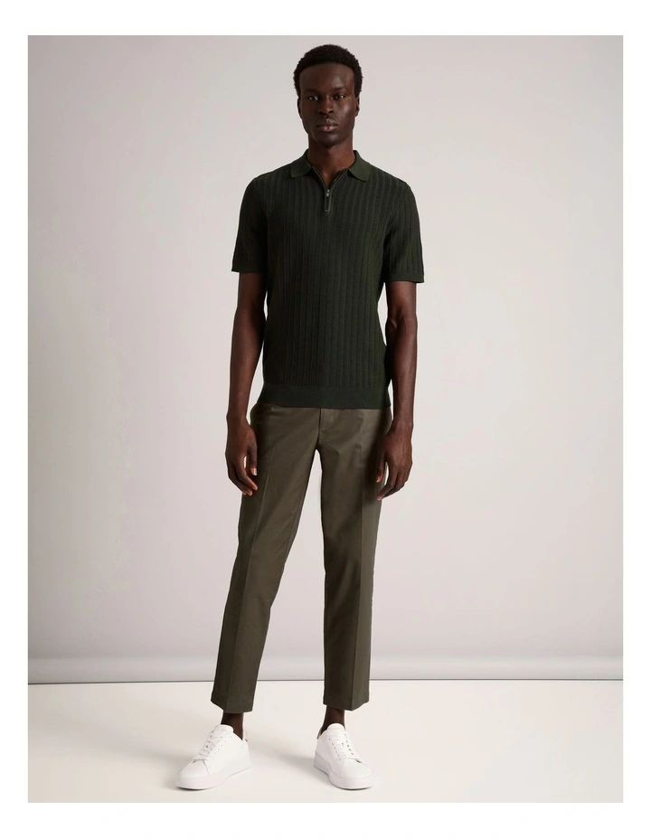 Essential Theo Ankle Length Pant in Khaki image 2