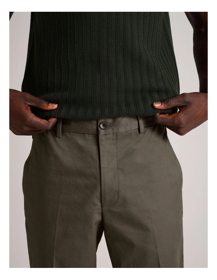 Essential Theo Ankle Length Pant in Khaki image 3