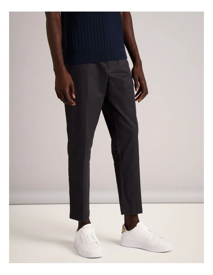 Essential Theo Ankle Length Pant in Charcoal image 1