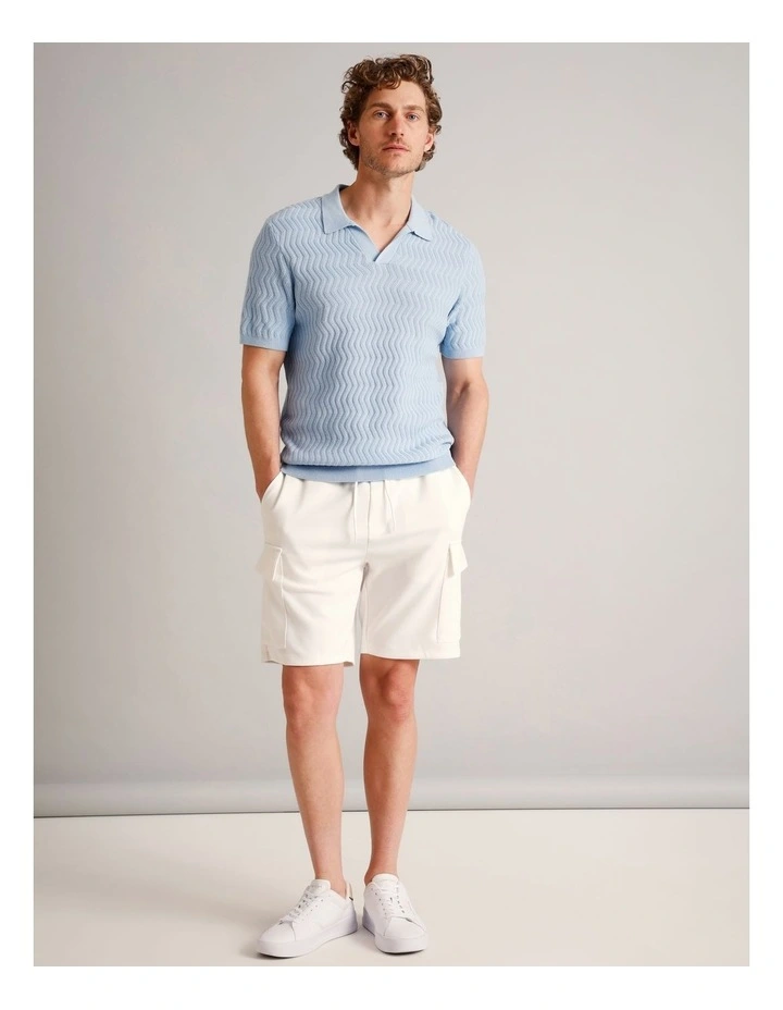 Nate Cargo Short in White image 3