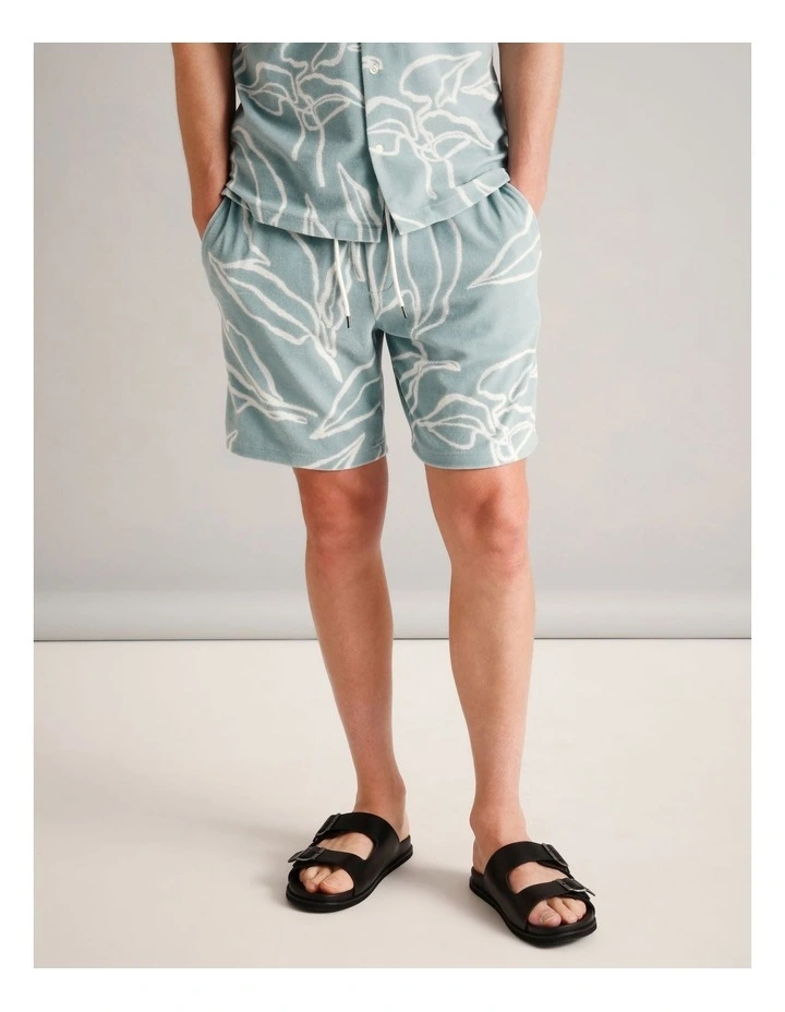 Dean Terry Towling Short in Light Blue image 1