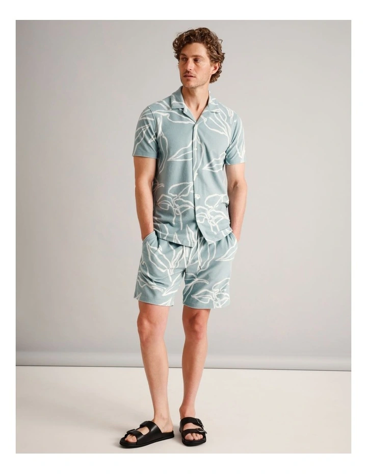 Dean Terry Towling Short in Light Blue image 2