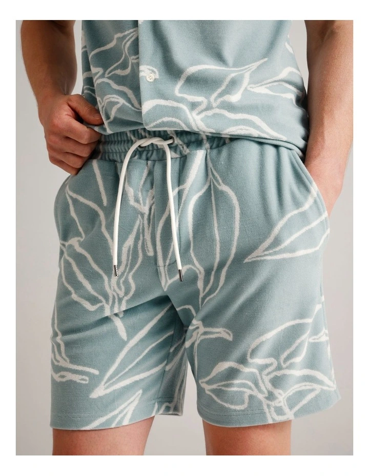 Dean Terry Towling Short in Light Blue image 3